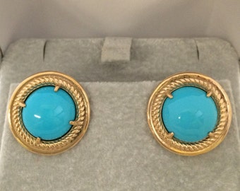 Natural sleeping beauty Turquoise Earrings