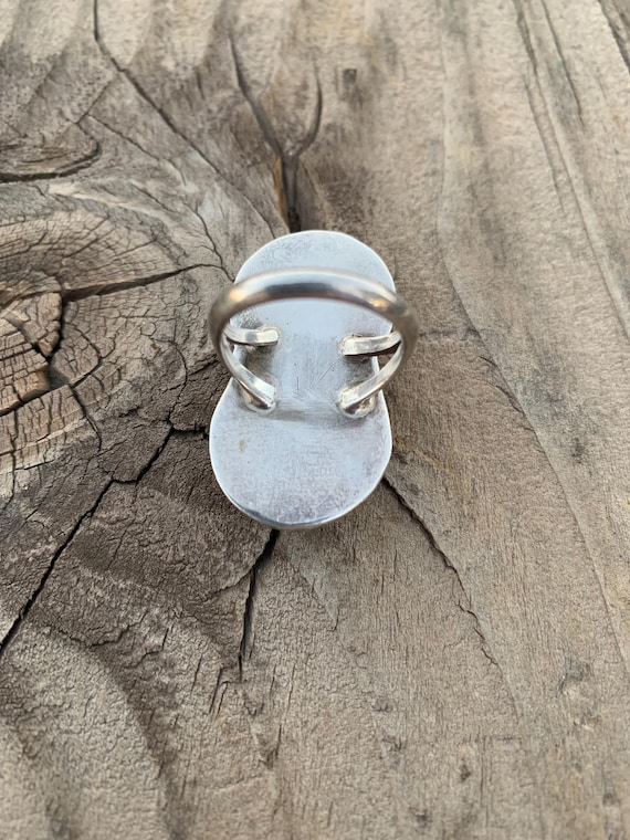 Double turquoise native ring - image 2