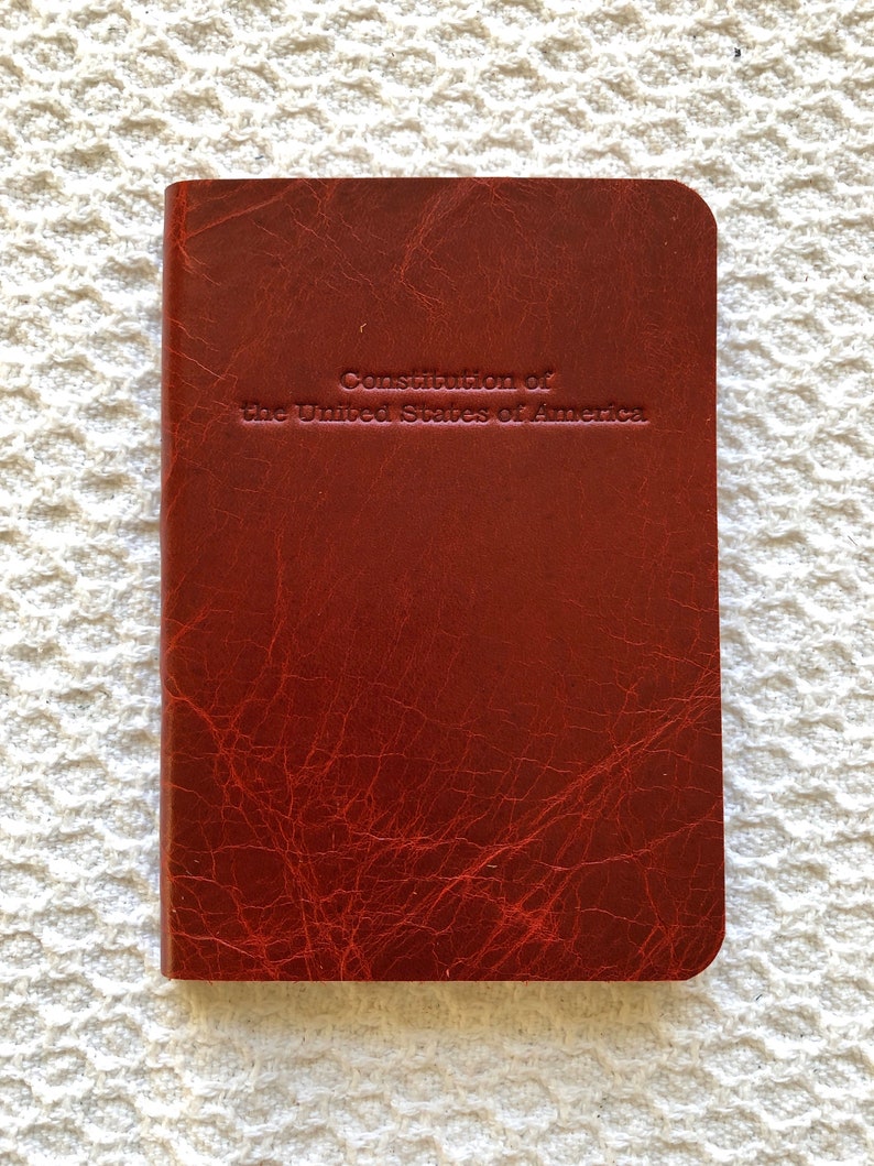 The Constitution /& Declaration of Independence Pocket New Leather Collectible