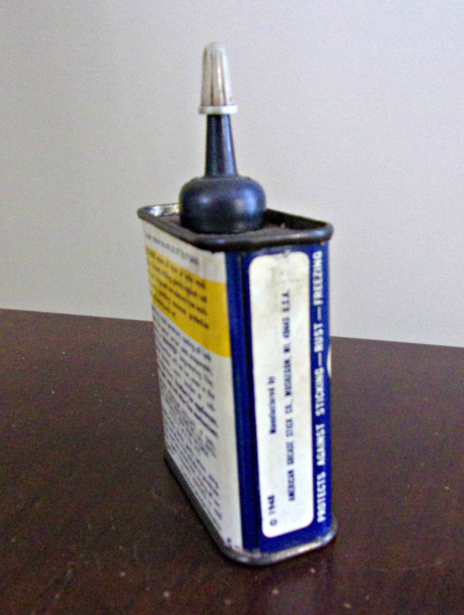 Vintage LOCKEASE Graphited Lock Fluid Oil Can Etsy