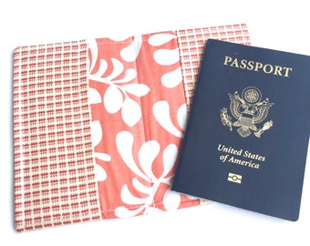Passport Cover Passport Holder Passport Wallet Travel Passport Case Coupon Holder Cute Travel Gift-Green Coral Flowers Paisley Kids Passport