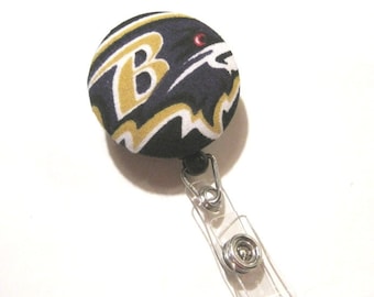 Retractable ID BADGE Reel Holder Name Tag Lanyard Nurse Teacher Gift, Made w Baltimore Fabric Cute Badge Reel Nursing School Graduation