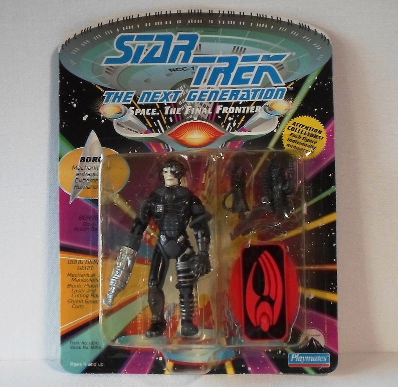 Vintage Star Trek The Next Generation Borg 1992 Playmates Toys Unopened Package