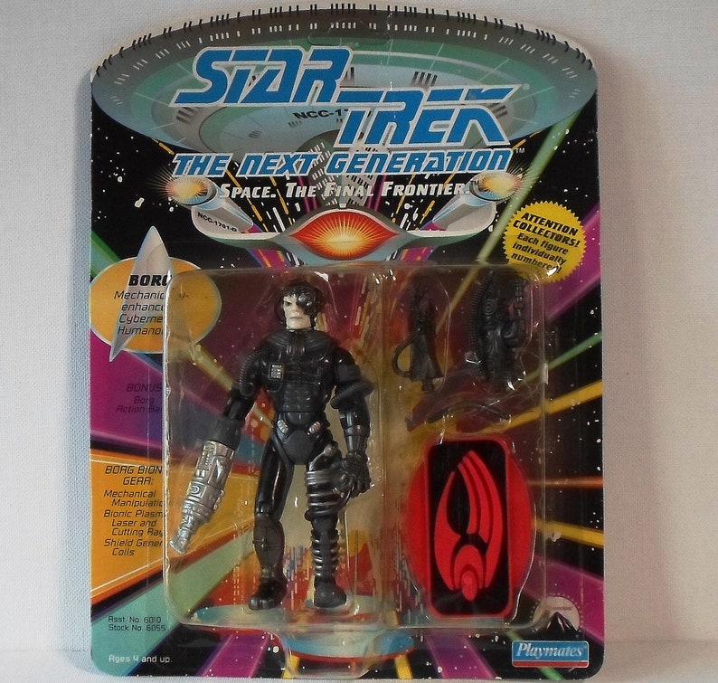 Vintage Star Trek The Next Generation Borg 1992 Playmates Toys Unopened Package