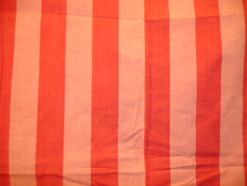 Vintage 1920's French Ticking/upholstery Fabric in Tone on Etsy