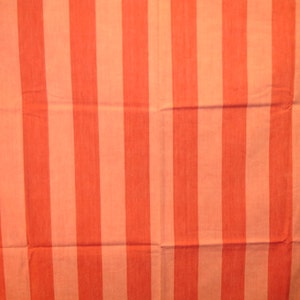 Vintage  1920's French Ticking/Upholstery Fabric in Tone on Tone Reddish Pinks Stripes 33" by 67"  MPYRS 042