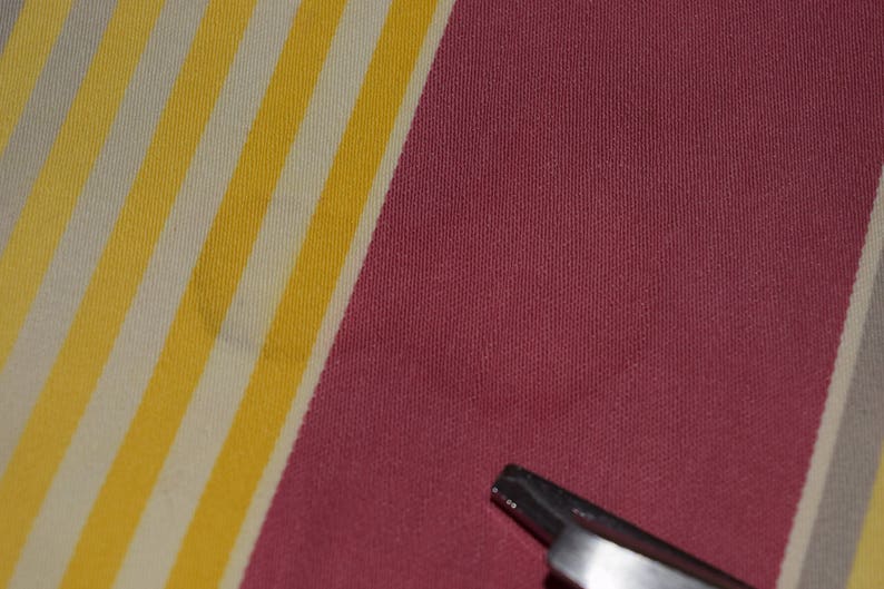 Vintage 1920's French Mattress Ticking Fabric in Stripes Etsy
