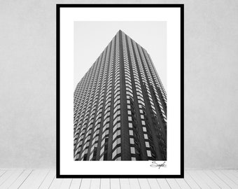 Chicago Skyscraper 8 Fine Art Photograph, Wall Art, Room Decor, Architecture Print, Chicago Photography, Three First National Plaza Chicago