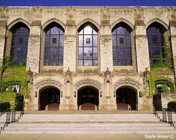 Northwestern University Charles Deering Memorial Library 4 | Etsy