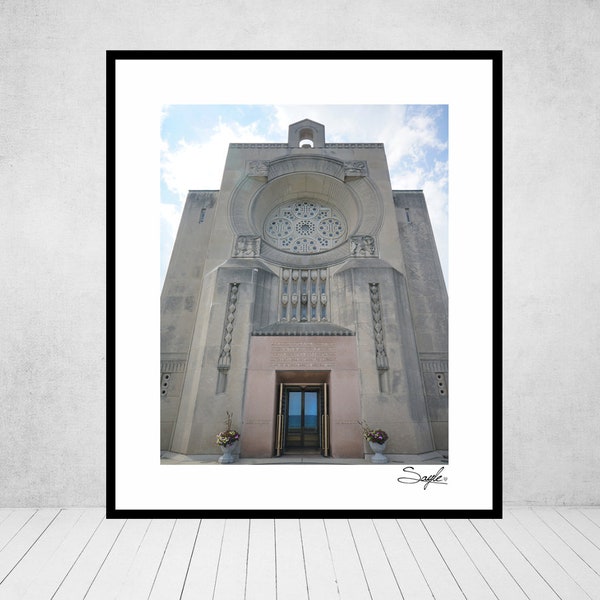 Madonna della Strada Chapel of Loyola University Chicago 3 Fine Art Photograph, Wall Art, Loyola Lake Shore Campus Church, Loyola Alma Mater