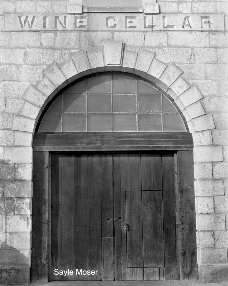Napa Valley Wine Cellar Doors Fine Art Photograph Wall Art Etsy