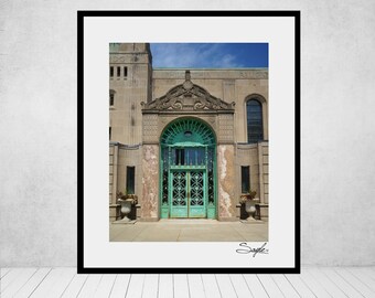 Cudahy Library Door at Loyola University Chicago Lakeshore Campus Fine Art Photograph, Wall Art, Loyola Graduation Gift, Loyola Alma Mater