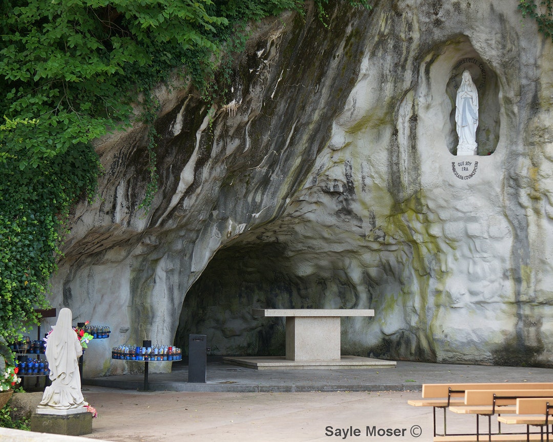 National Shrine of Our Lady of the Snows Lourdes Grotto 2 Fine Art ...