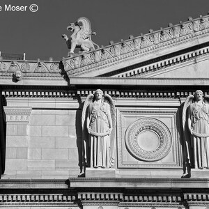 Chicago Building Detail 28 Fine Art Photograph, Wall Art, Chicago Historic Building, Architectural Detail, Museum of Science and Industry