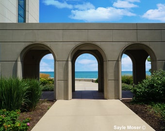Loyola University Chicago Lakeshore Campus 2 Fine Art Photograph, Wall Art, Graduation Gift, Loyola Alma Mater, Madonna Della Strada Chapel