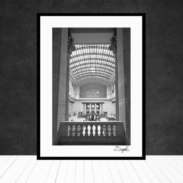 Chicago Union Station 3 Fine Art Photograph, Wall Art, Gift, Illinois Image, Train Station Print, Grand Hall, Iconic Chicago Landmark