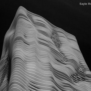 Chicago Aqua Skyscaper 2 Fine Art Photograph, Wall Art, Architecture Print, Chicago Photography, Aqua Tower, Interesting Buildings, Gift