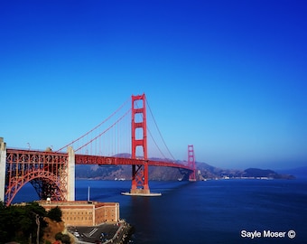 San Francisco Golden Gate Bridge 8 Fine Art Photograph, Wall Art, California Photo, Iconic San Francisco Image, Presidio of San Francisco