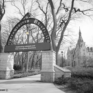 Northwestern University Weber Arch 1 Fine Art Photograph, Wall Art, Architecture Photo, Northwestern Graduation Gift, Northwestern Alumni