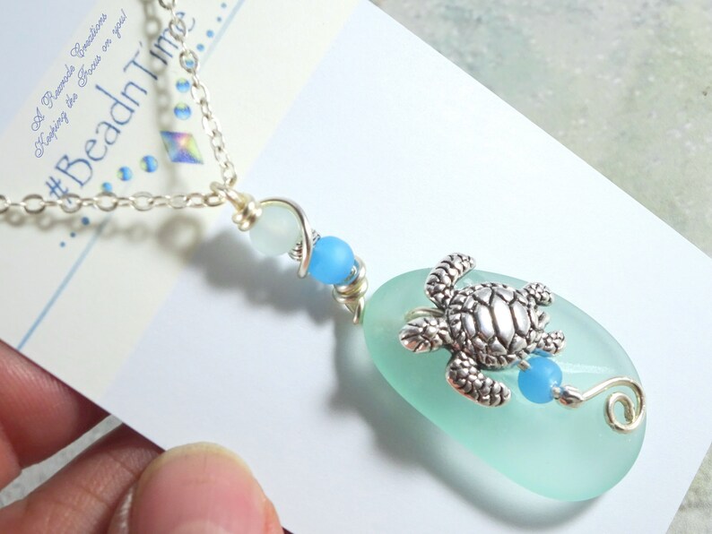 Nautical Sea Glass Car Charm Turtle Car Rear View Mirror Etsy