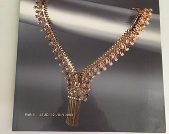 SALE Catalog Sotheby's Bijoux Paris Jeudi 12 Juin 2003 French Issue Excellent Like New Condition