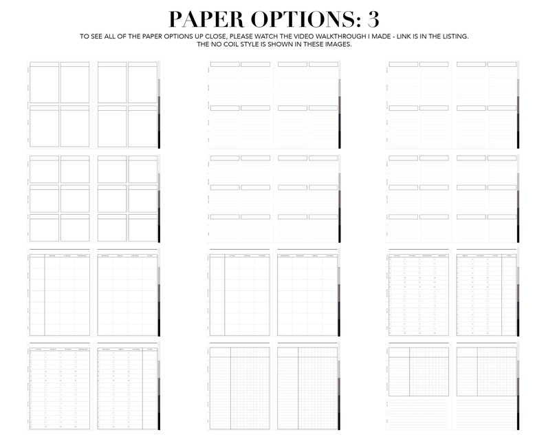 5 Subject Digital Notebook | 53 Templates | Landscape or Portrait | for ...