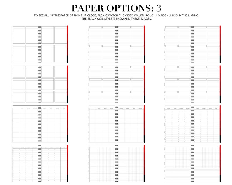 5 Subject Digital Notebook | 53 Templates | Landscape or Portrait | for ...