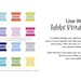 Editable Divider Tabs Blank Printable DIY Multi Color - Etsy