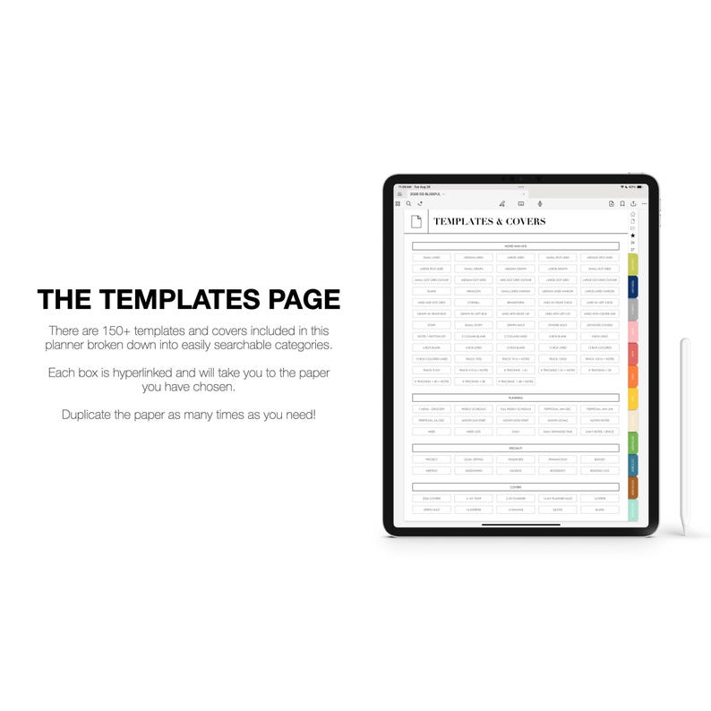 2026 Digital Planner | Deluxe | for Goodnotes (blissful Color) - Etsy
