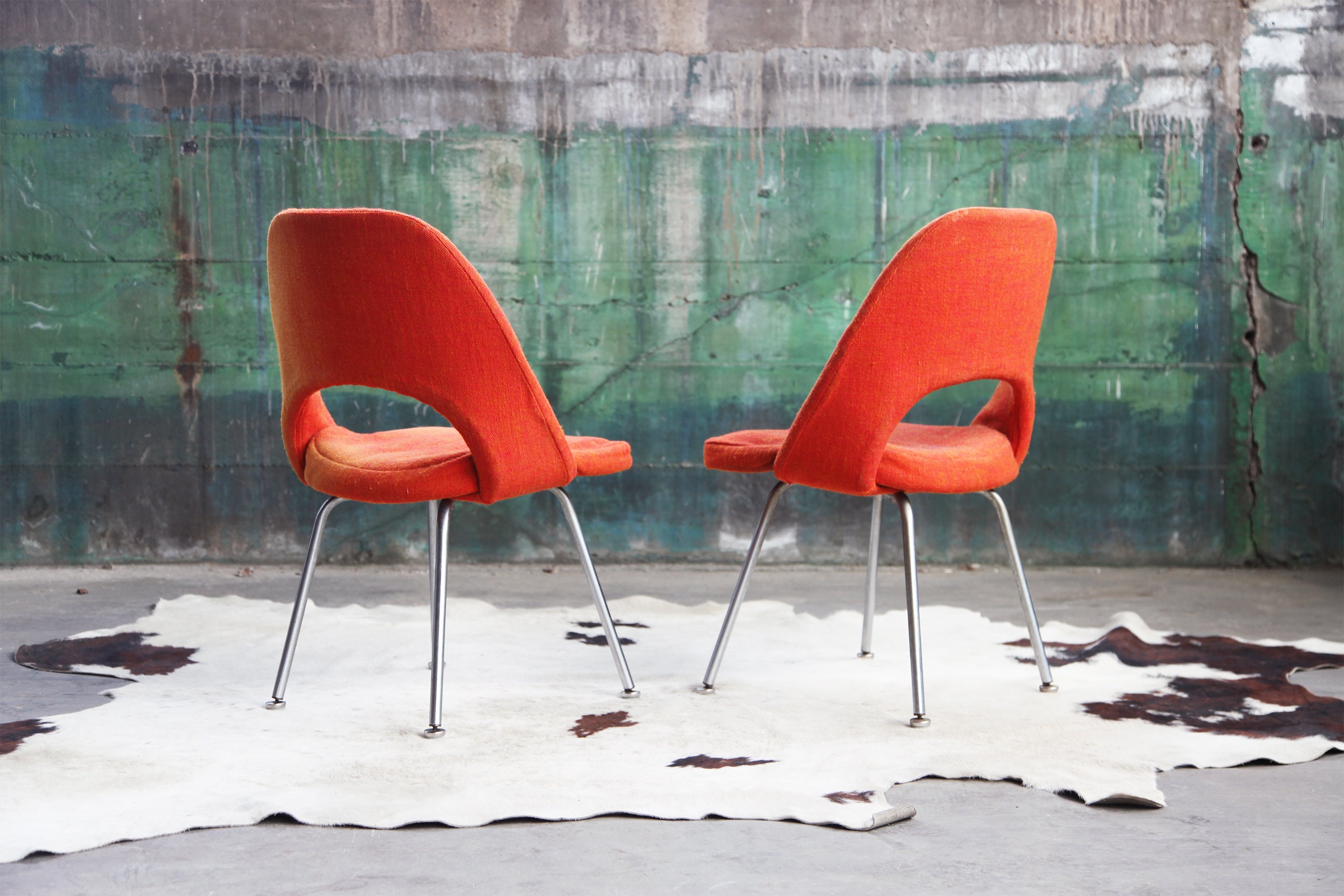 Original Mid Century Eero SAARINEN Exec. Chairs PAIR! Knoll Original Mid Century Eero SAARINEN Exec. Chairs PAIR! Knoll
