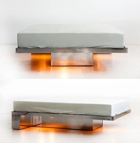 SOLD ** 1980s RARE + RAD Postmodern Mirrored King Platform