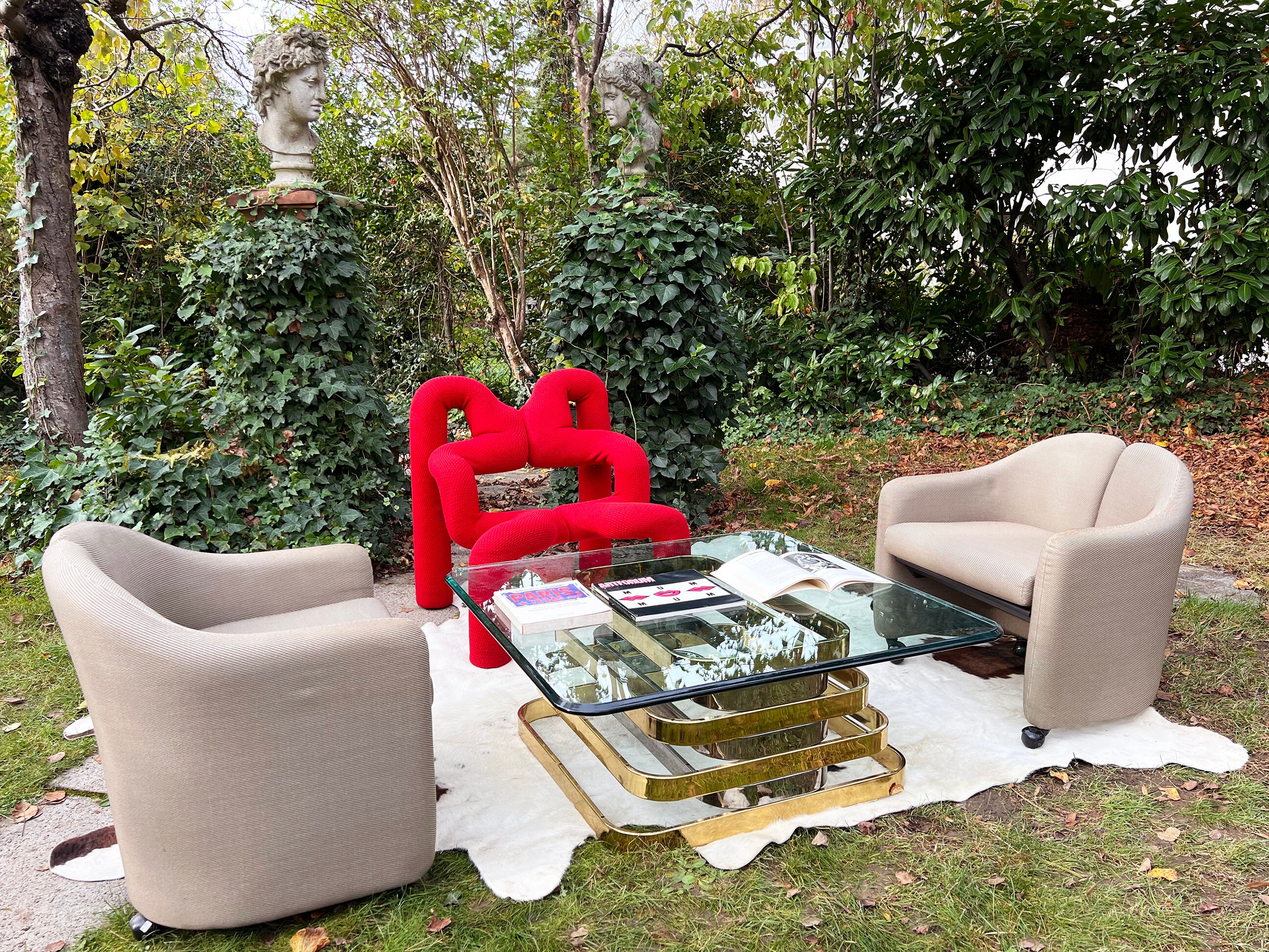 Vintage Original Armchair by Terje Ekstrom Norway 80s Mcm