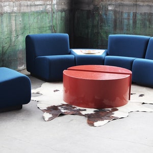 SOLDPOSTMODERN Stunning Modular Sculptural Nine pc curvlinear MCM Modernist Tappo sectional by John Mascheroni for Vecta, Italy, Steelcase image 9