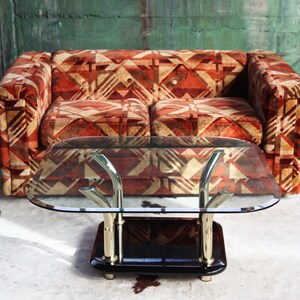 Stunning Karl Springer style Post Modern Miami Regency Hollywood Regency Mid Century glass Lucite Brass coffee cocktail table MCM Designer 画像 9