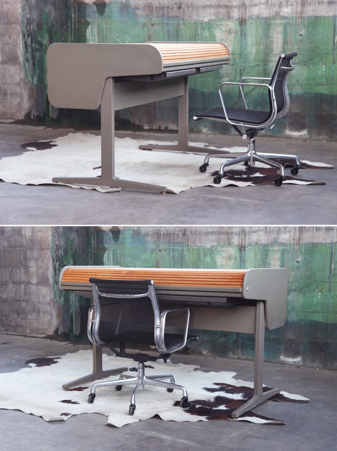 George nelson on sale roll top desk