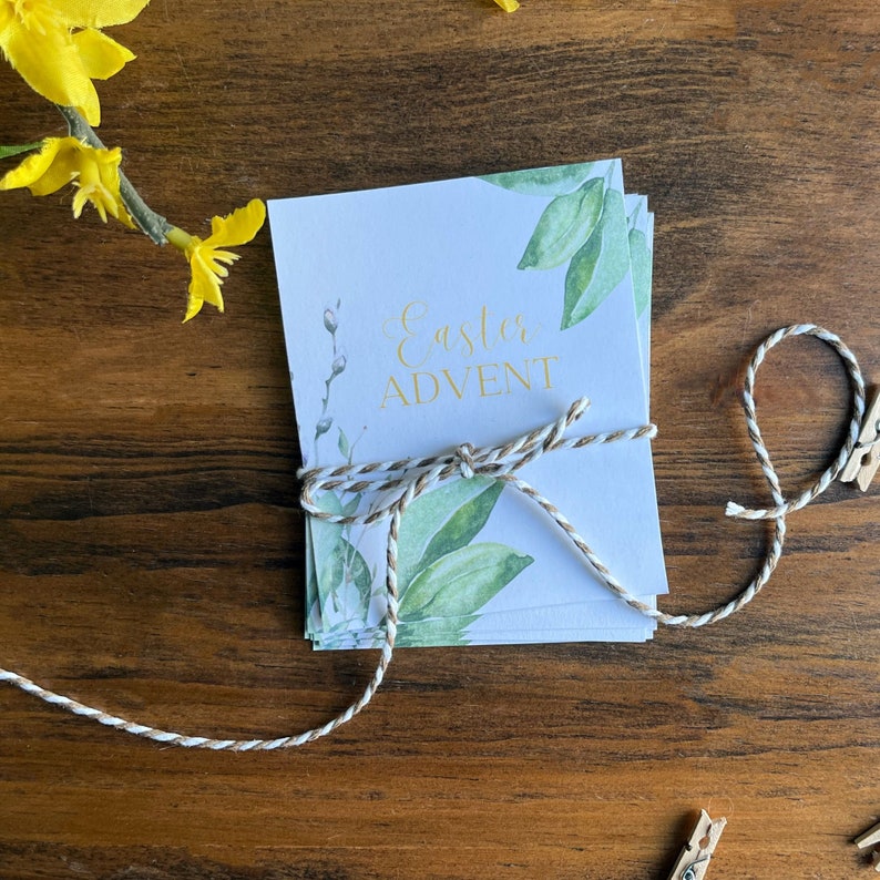 KJV Easter Advent Calendar Easter Week Advent Magnolia Etsy