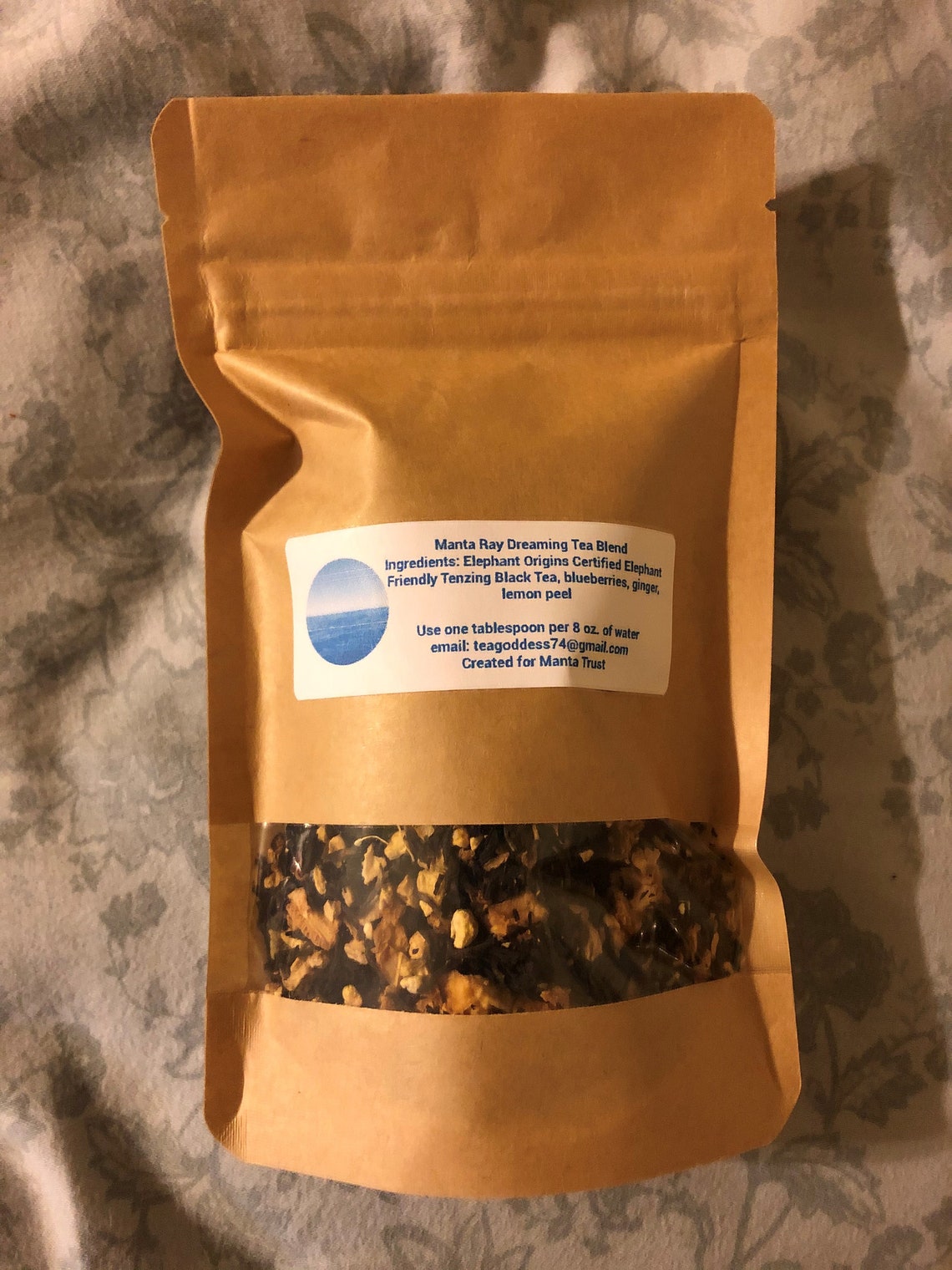 Manta Ray Dreaming Tea Blend Viridian Tea Company Etsy