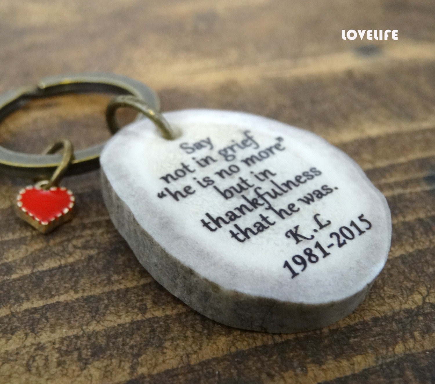 Memorial Key Chain Sympathy Gift for Men Funeral Keepsake Etsy