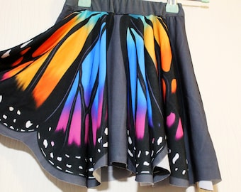Falda circular con alas de mariposa para niños pequeños/niño