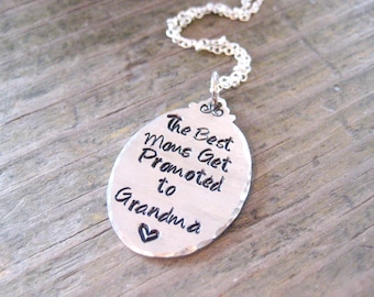 Grandma Necklace, Gift for Grandma, Gift for Mom, Gift for New Grandma, Gift for Mom, Necklace for mom, Grandma Gift