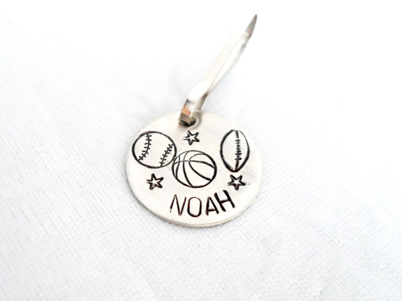 PERSONALIZED ZIPPER Pull Backpack Tag Stocking Stuffer Etsy