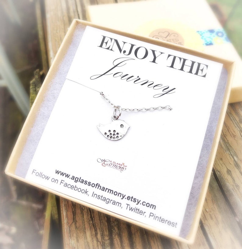 Graduation Necklace Graduation Jewelry Gift for grad Inspiration Gift Cute Bird Necklace GRADUATION GIFT Graduation gift for her