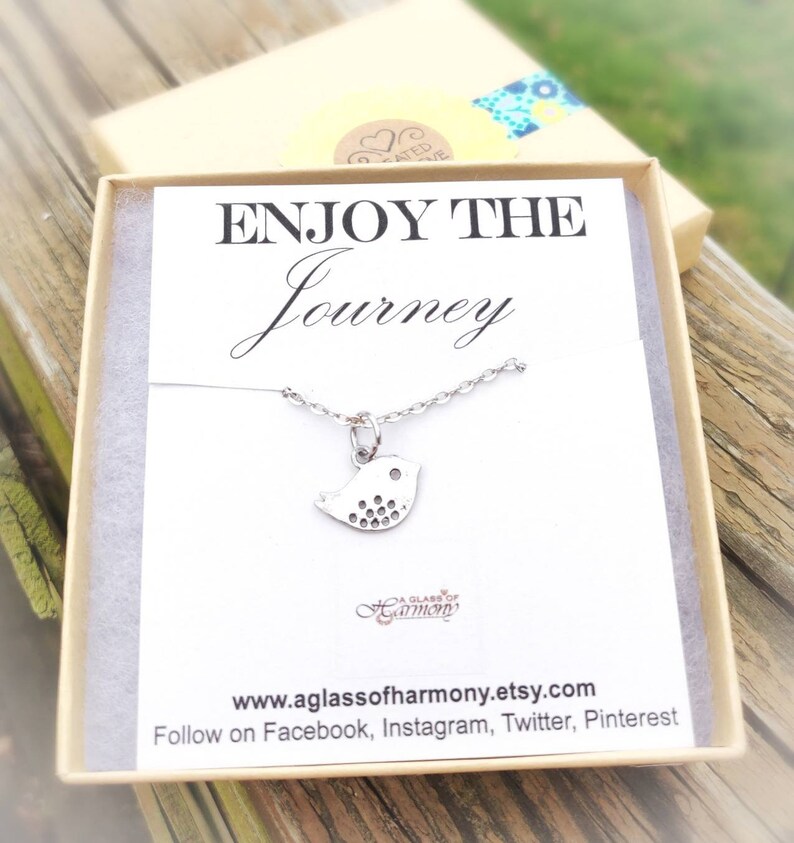Graduation Necklace Graduation Jewelry Gift for grad Inspiration Gift Cute Bird Necklace GRADUATION GIFT Graduation gift for her