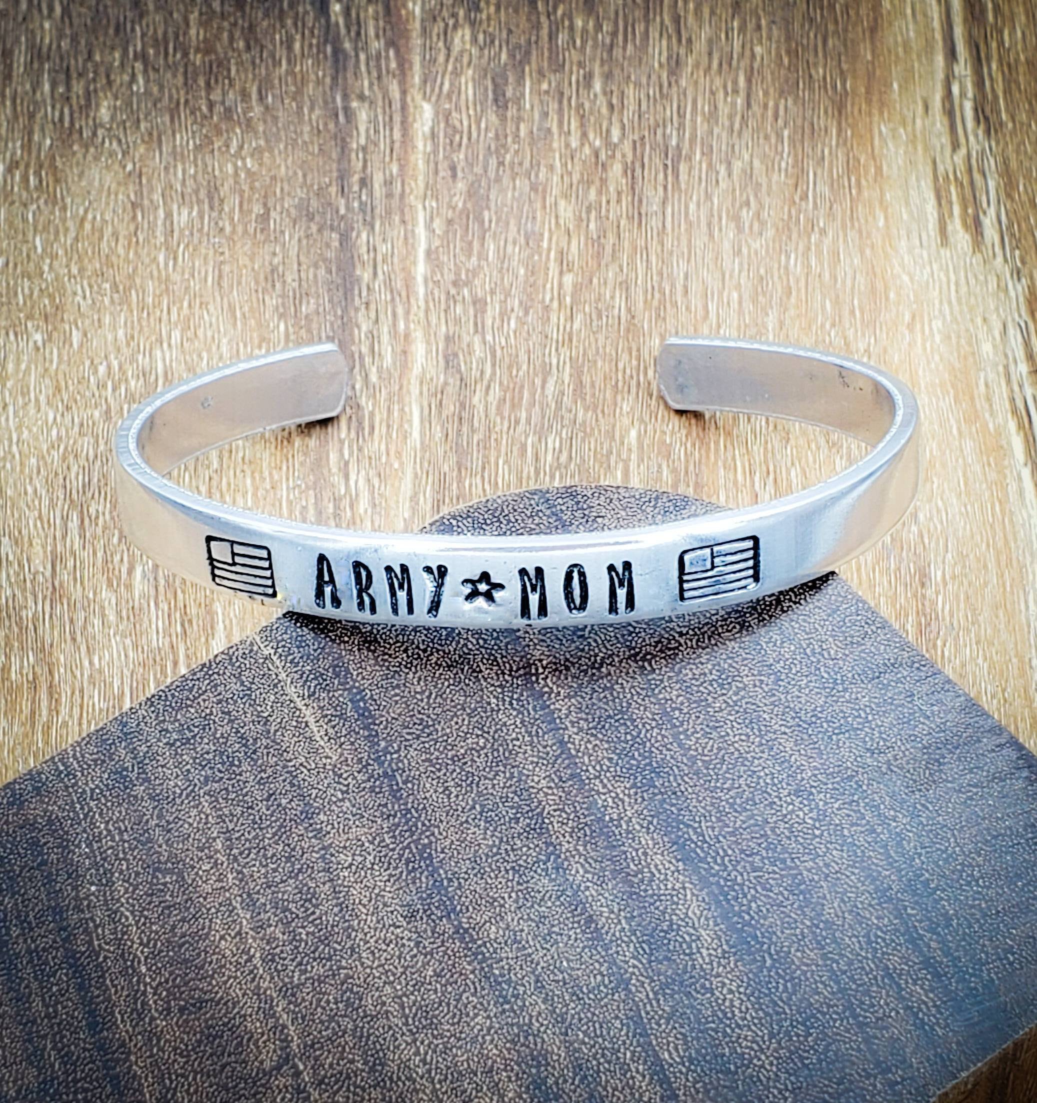 Army Mom Bracelet, Army Mom Jewelry, Army Mom Gift, Military