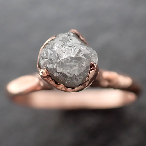 Bague diamant brut deals
