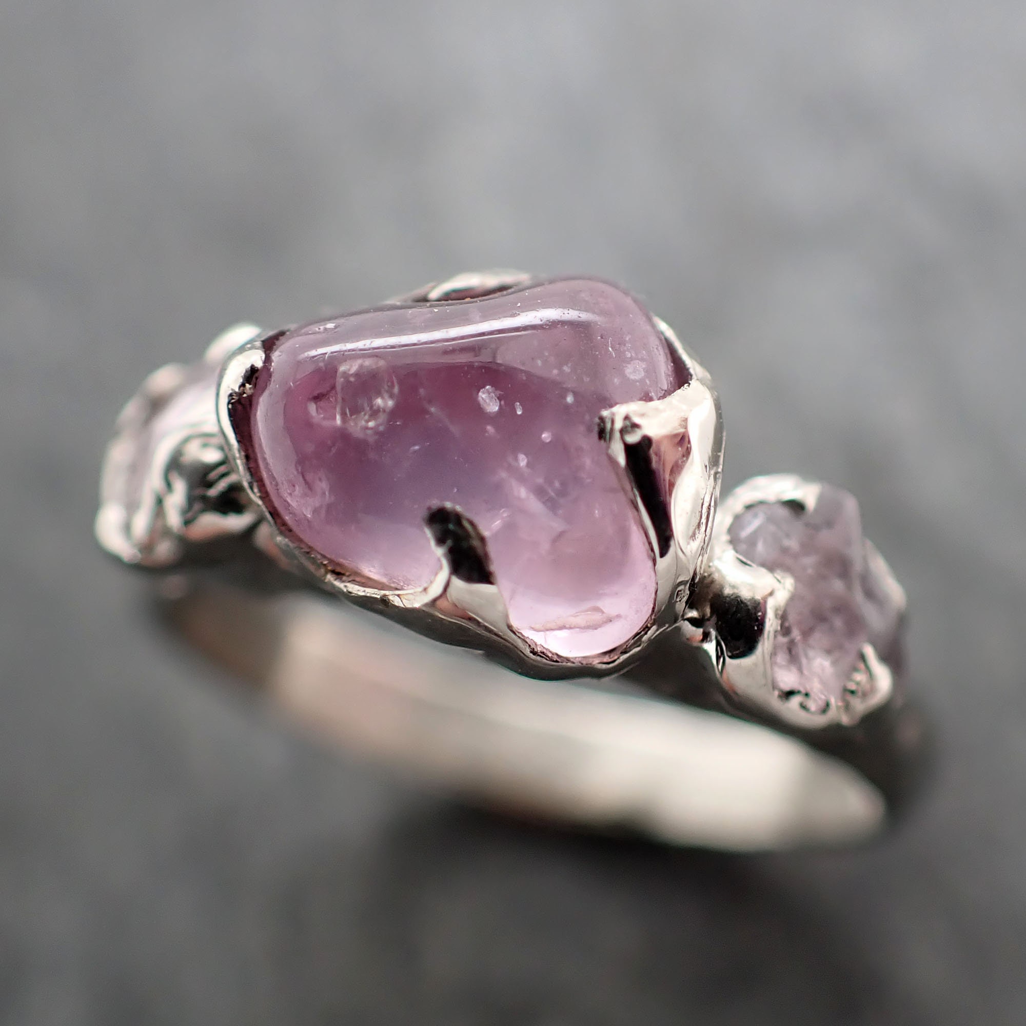 バイヤー厳選用品 Pink Sapphire Gemstone Stone Multi Gold 14k White Tumbled その他