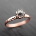 see more listings in the Rose Gold Faceted Ring section