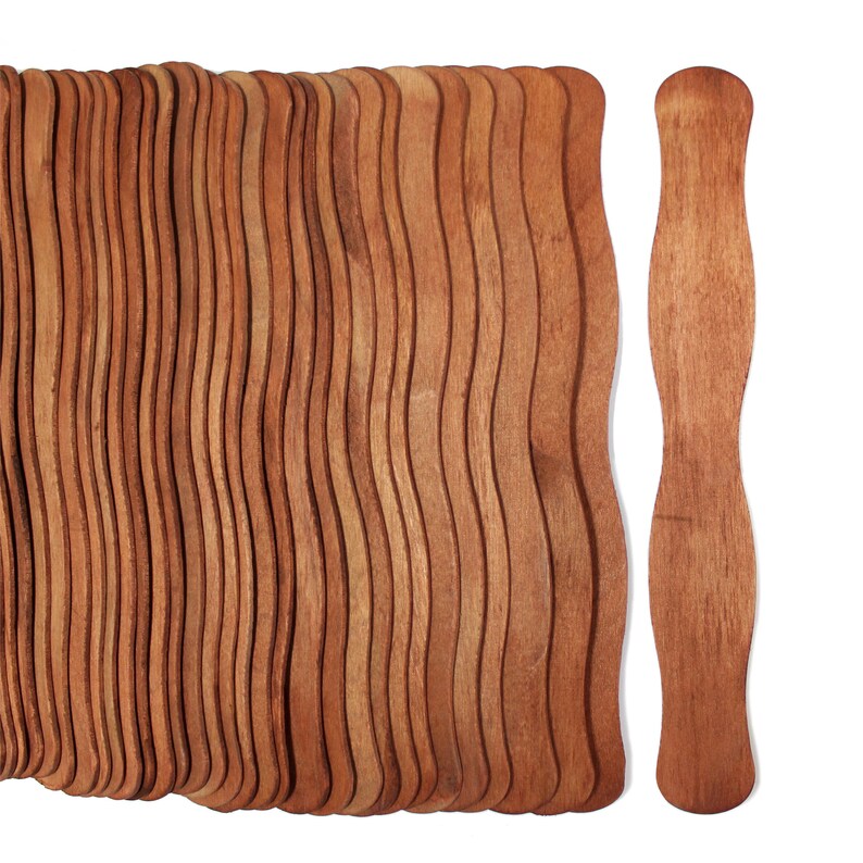 50 Sticks 8 Wavy Wedding Fan Handle Sticks CHOOSE YOUR Etsy