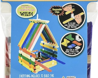 Bird House Popsicle Stick Kit | Craft Stick Connectors | STEM Crafts