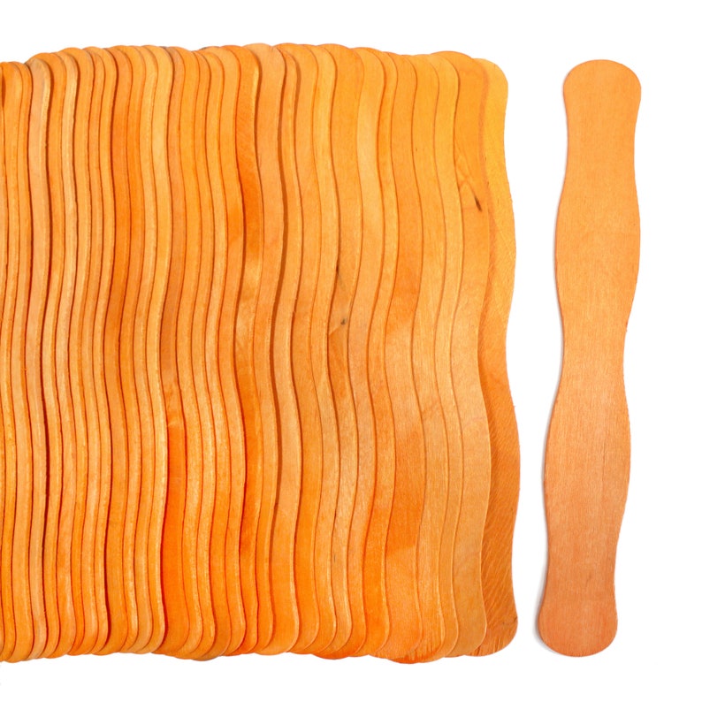 50 Sticks 8 Wavy Wedding Fan Handle Sticks CHOOSE YOUR Etsy